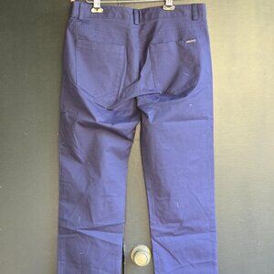 Men's Calvin Klein 5 pocket casual dress pants 32 x 32 blue slim fit stretch